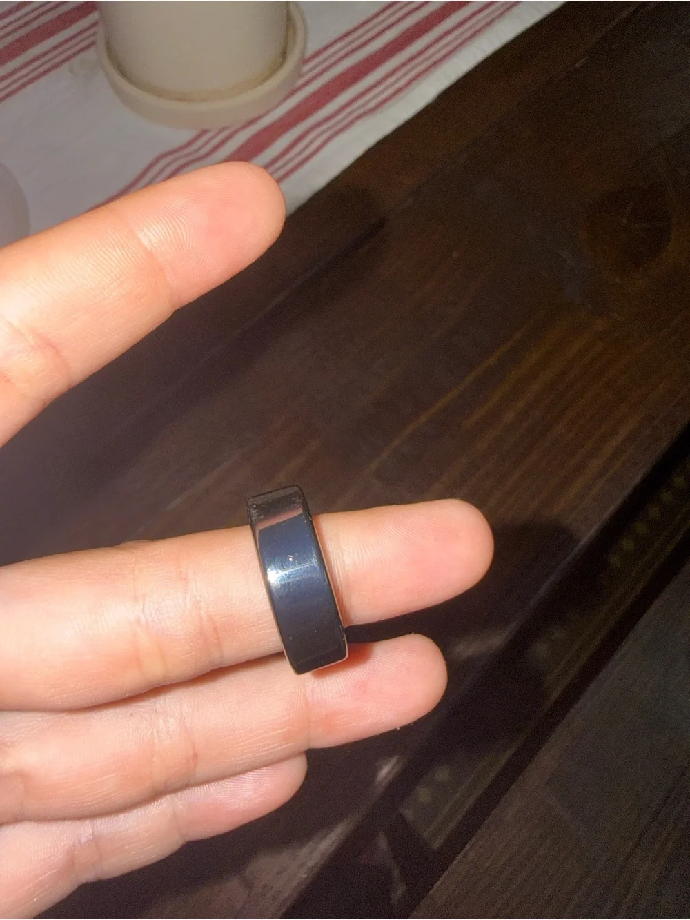 Black Gen 3 Oura Ring Size 8